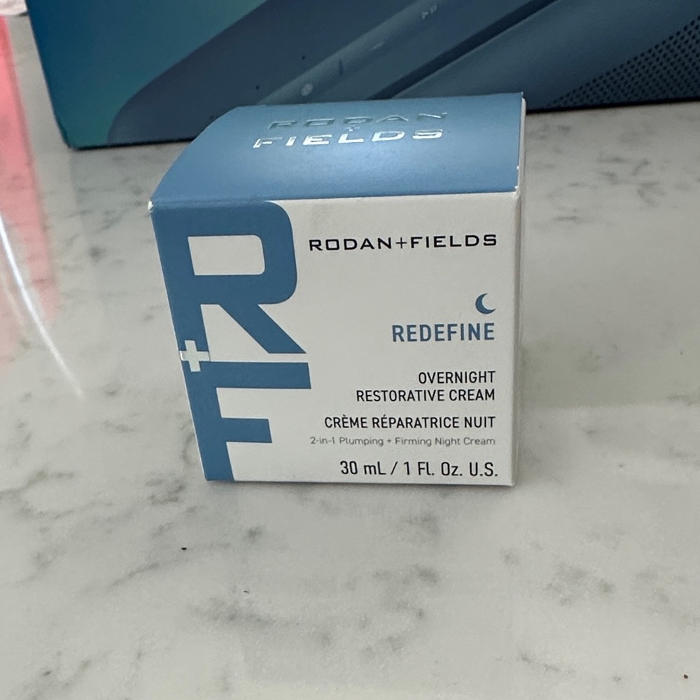 Rodan + Fields Redefine Overnight Restorative Cream - Blue and White